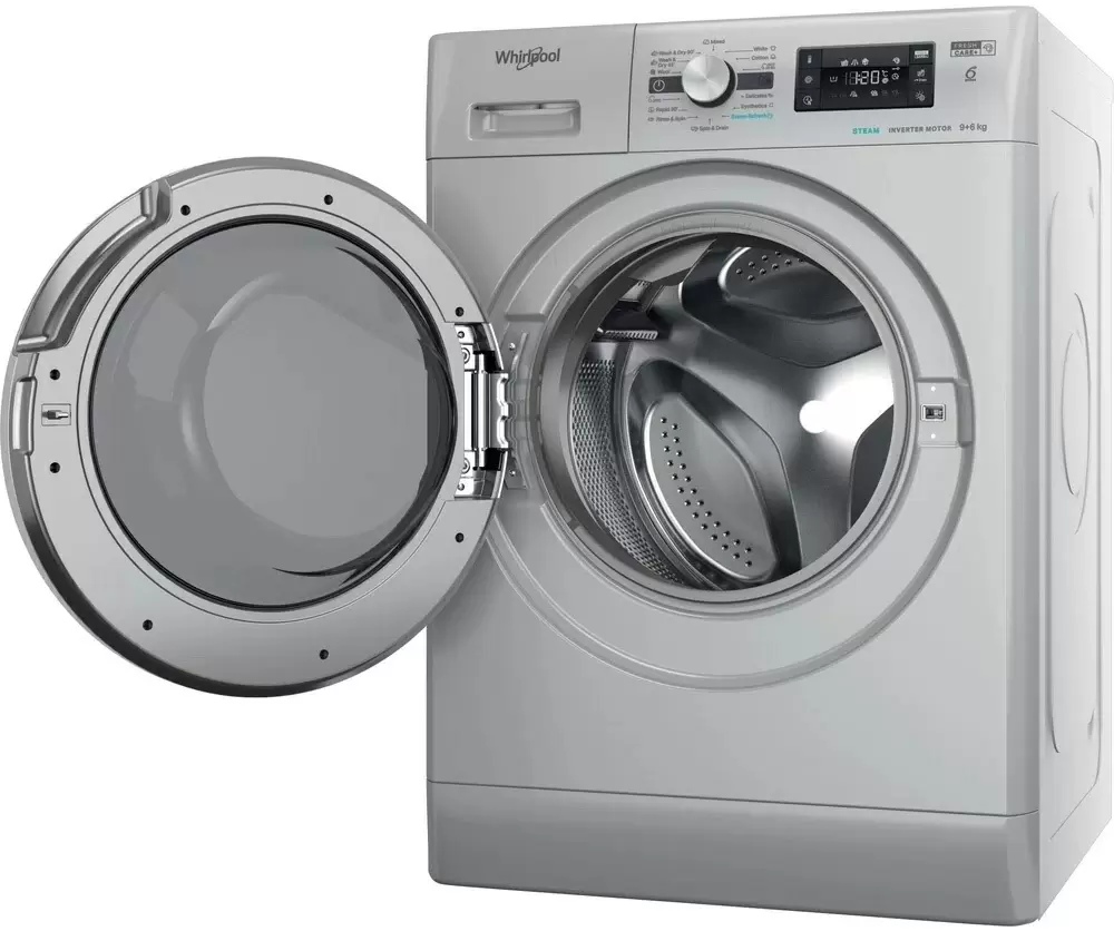 Maşină de spălat rufe Whirlpool FFWDB 964369 SBSV EE, argintiu