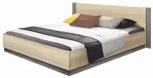 Кровать Modern Francesca 160x200см, дуб сонома/антрацит