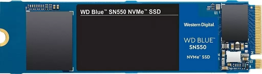 SSD накопитель WD Blue SN550 M.2 NVMe, 250ГБ