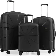 Set de valize CCS 5264 Set, negru