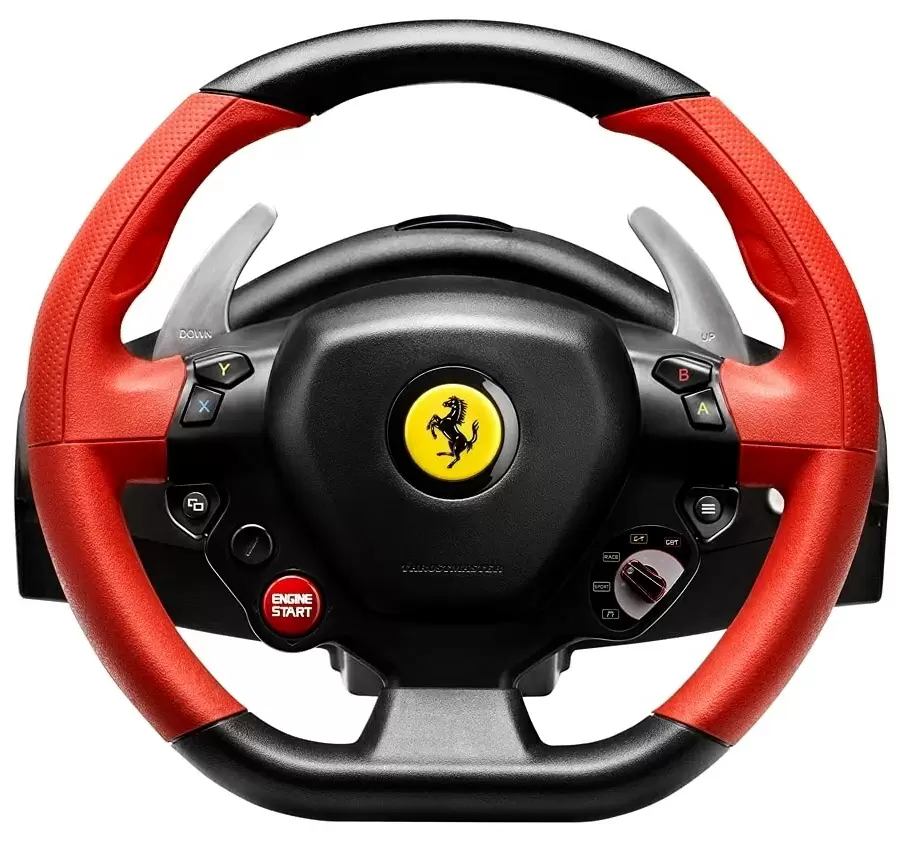 Volan pentru jocuri Thrustmaster Ferrari 458 Spider, negru/roșu