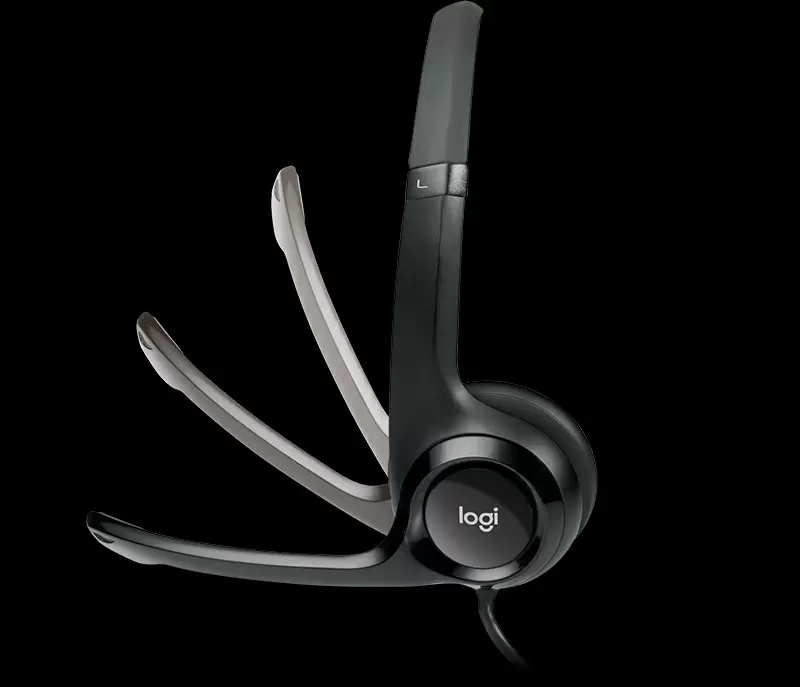 Наушники Logitech USB Headset H390, черный