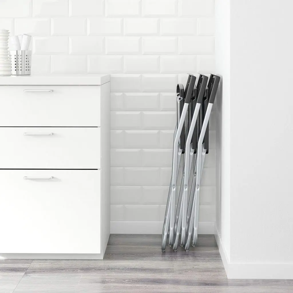 Scaun IKEA Gunde pliant, negru