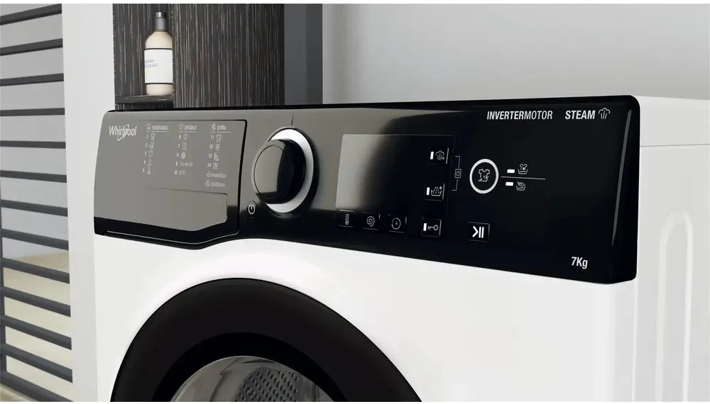 Maşină de spălat rufe Whirlpool WRSB 7259 BB EU, alb pe tehnoparc.md Maşină de spălat rufe Whirlpool WRSB 7259 BB EU, alb
