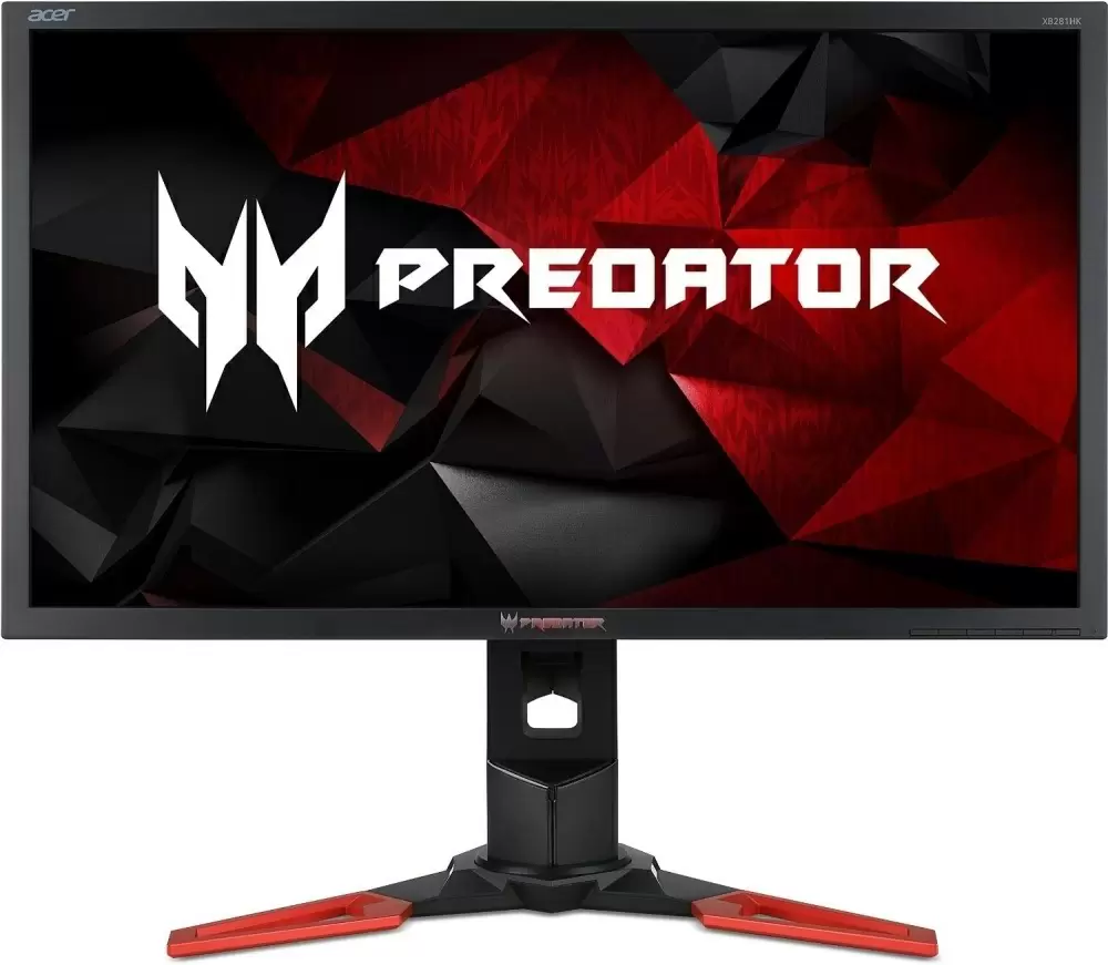 Монитор Acer Predator XB281HK 4K, черный/красный