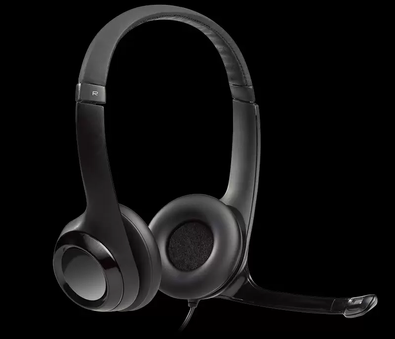 Наушники Logitech USB Headset H390, черный