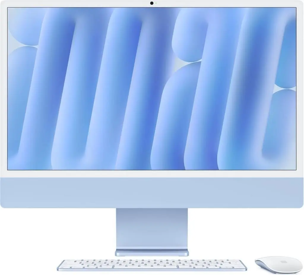 All-in-One Apple iMac 24 MWUF3RU/A Blue, albastru