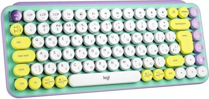 Клавиатура Logitech POP Keys, мятный