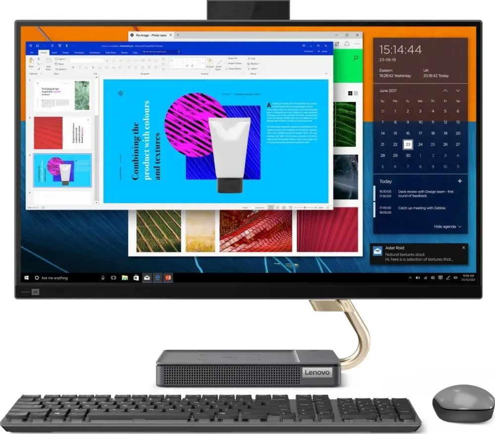 All-in-One Lenovo IdeaCentre 5 27IOB6 (27"/QHD/Core i5-10400T/16GB/256GB+1TB/GeForce RTX 3050 4GB GDDR6/W11H), gri