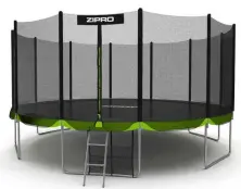 Батут Zipro Jump Pro 496cm, черный/зеленый на tehnoparc.md Батут Zipro Jump Pro 496cm, черный/зеленый