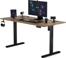 Masă de birou SENSE7 Nojo 140x70, stejar negru pe tehnoparc.md Masă de birou SENSE7 Nojo 140x70, stejar negru