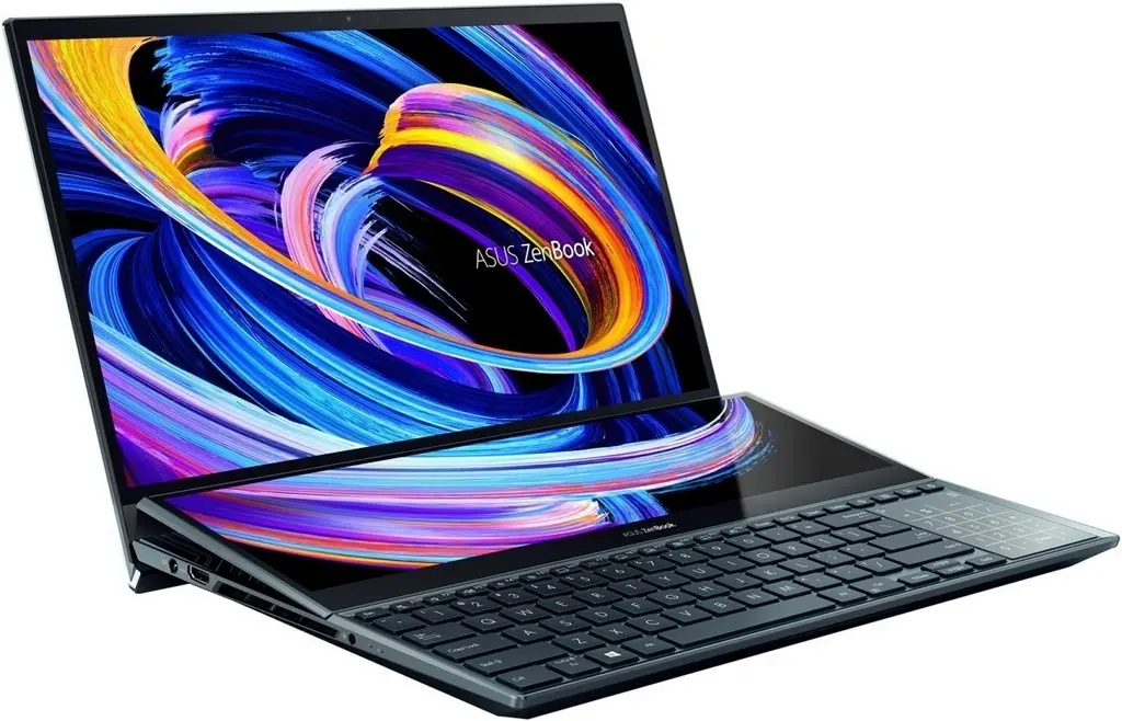 Laptop Asus Zenbook Pro Duo 15 UX582LR (15.6"/4K/Core i7-10870H/32GB/1TB/GeForce RTX 3070 8GB/Win10), albastru