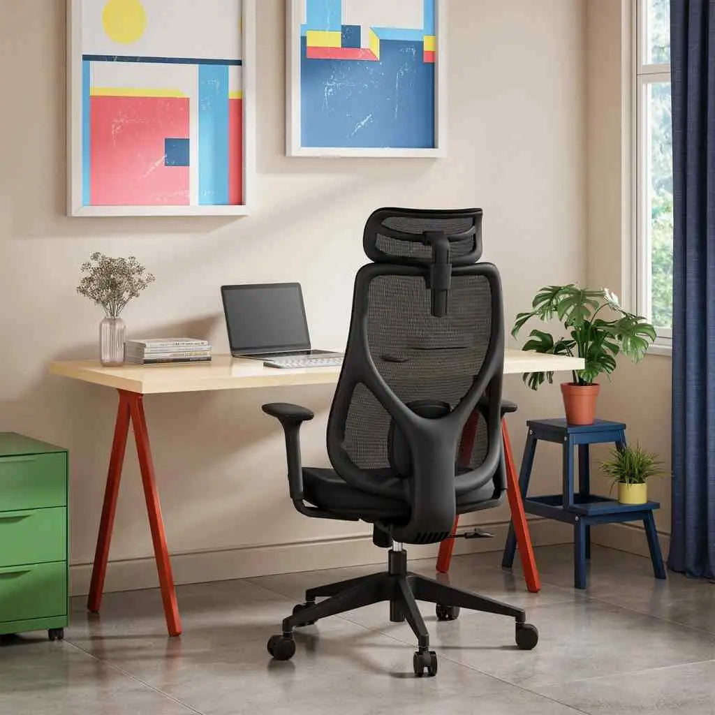 Scaun de birou SENSE7 Moyo, negru