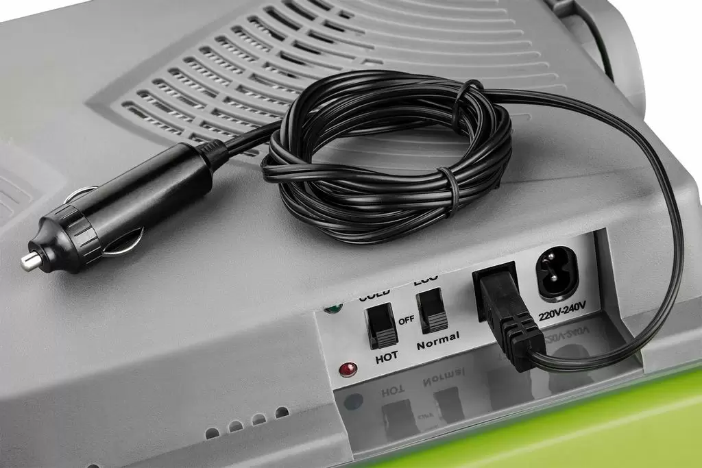 Frigider portabil ECG AC 3021 HC dual, gri/verde