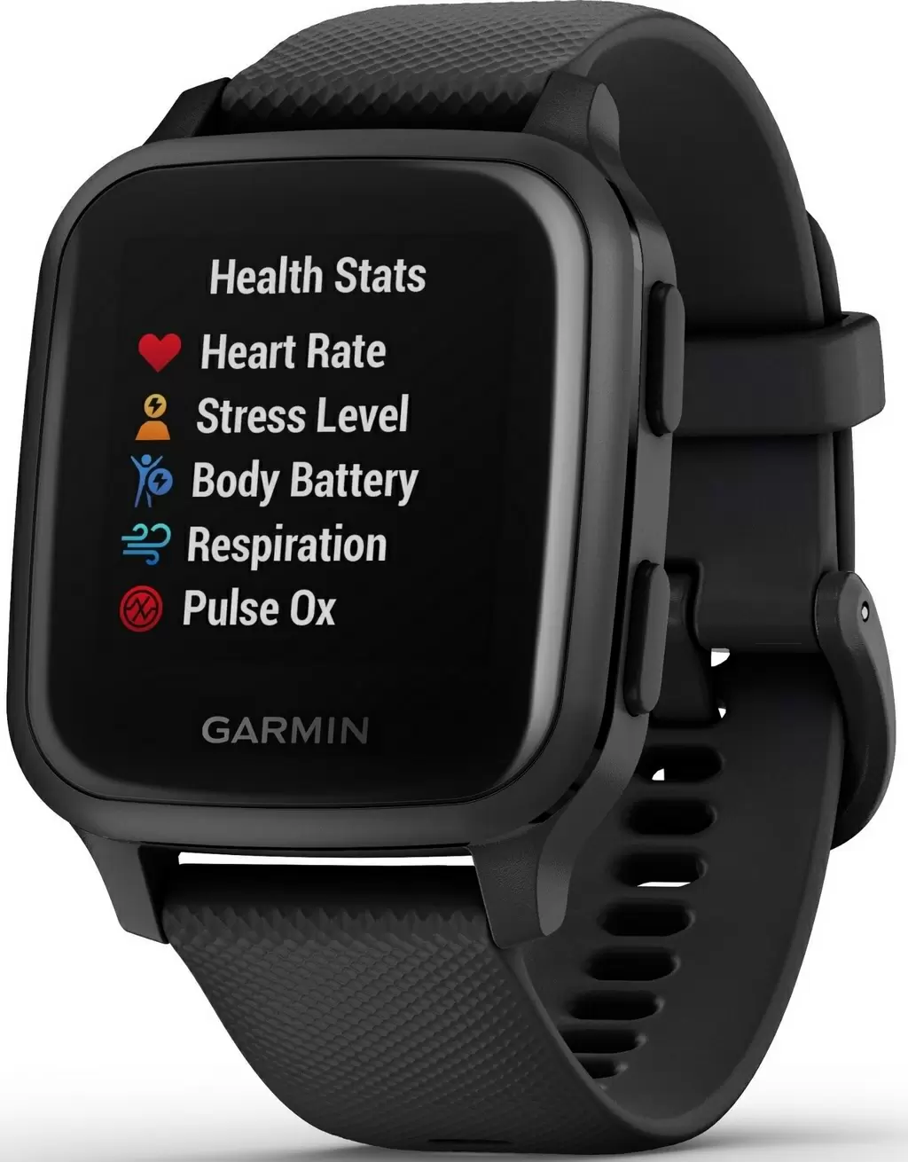 Умные часы Garmin Venu Sq Music Edition, черный