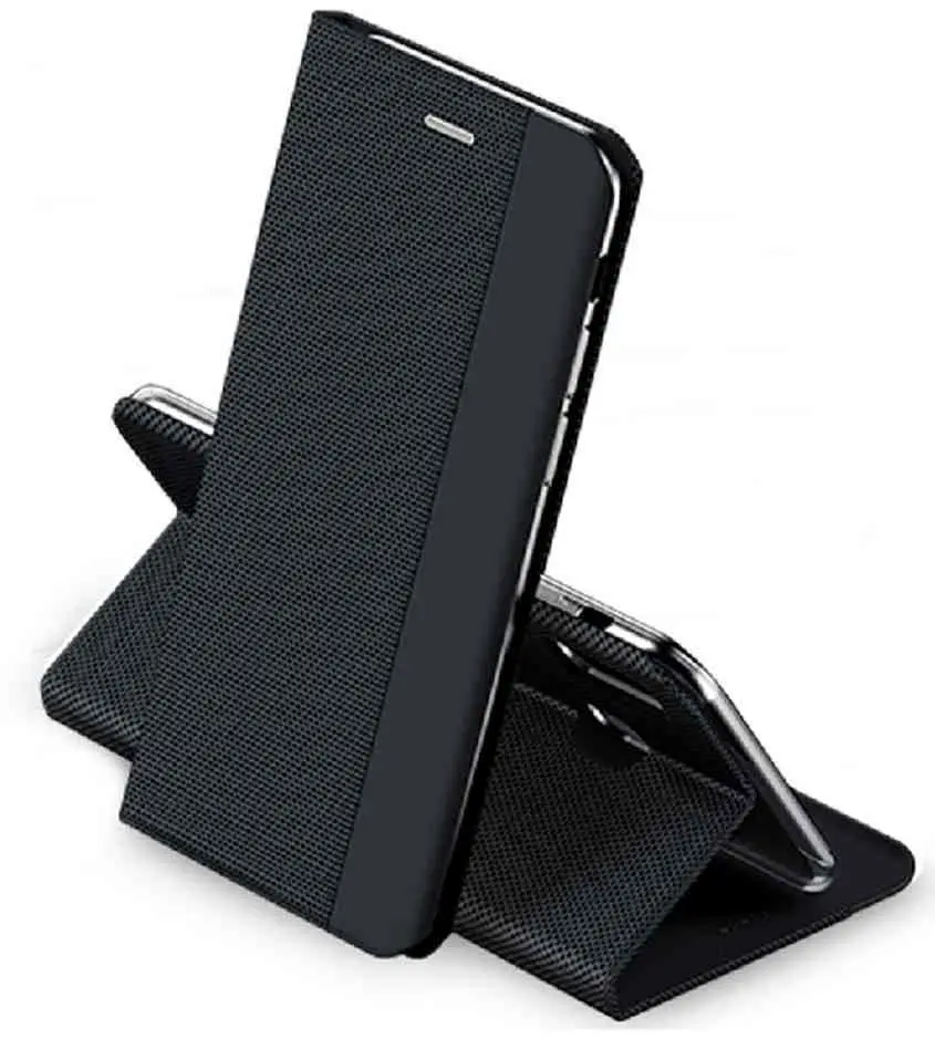 Husă de protecție WOO Shell Flip Nylon Samsung A06 (WOOCSFNSAMA06BK), negru