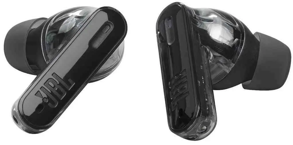 Căşti JBL Tune Beam Ghost, negru