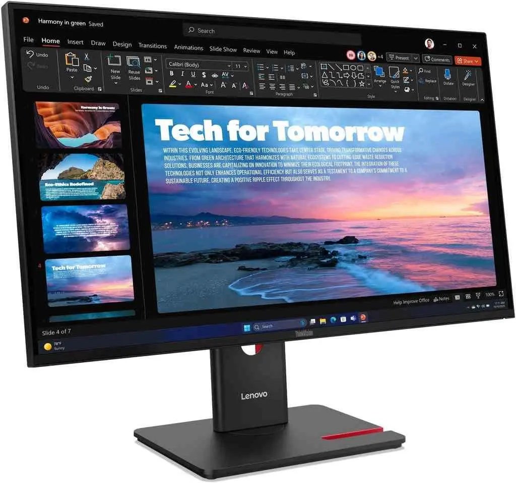 Monitor Lenovo ThinkVision T27QD-40, negru