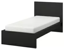 Кровать IKEA Malm 90х200см, черно-коричневый