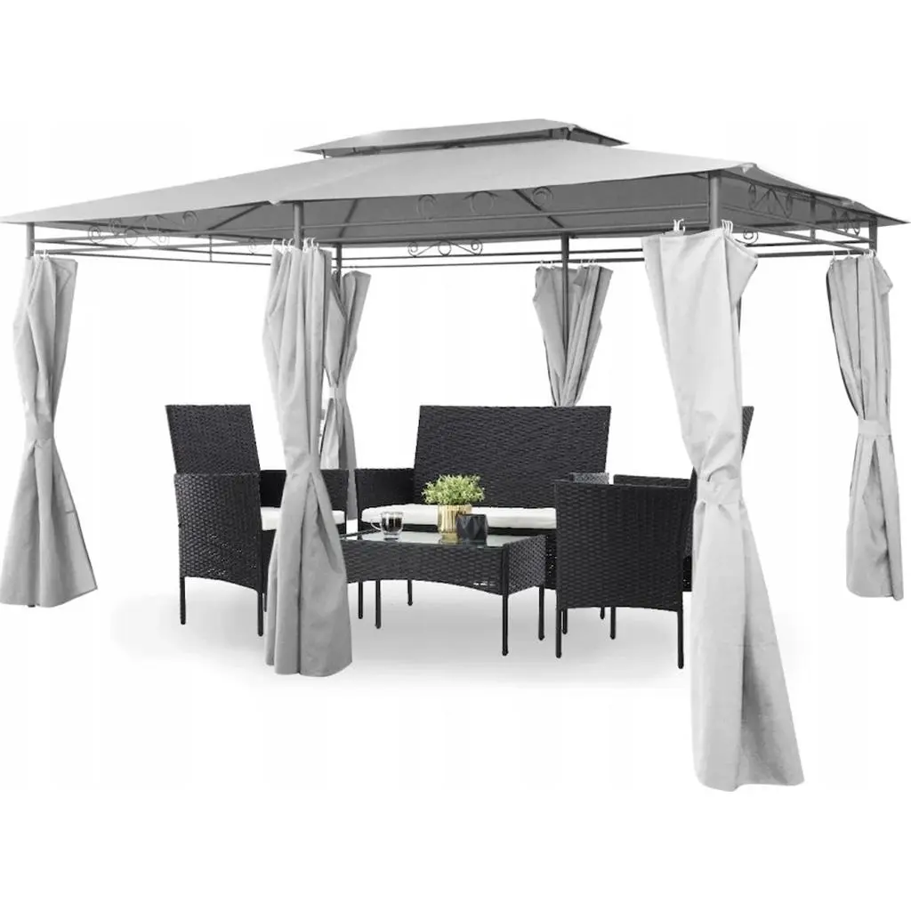 Тент GardenLine TUN5712 3x4x2.65m, серый