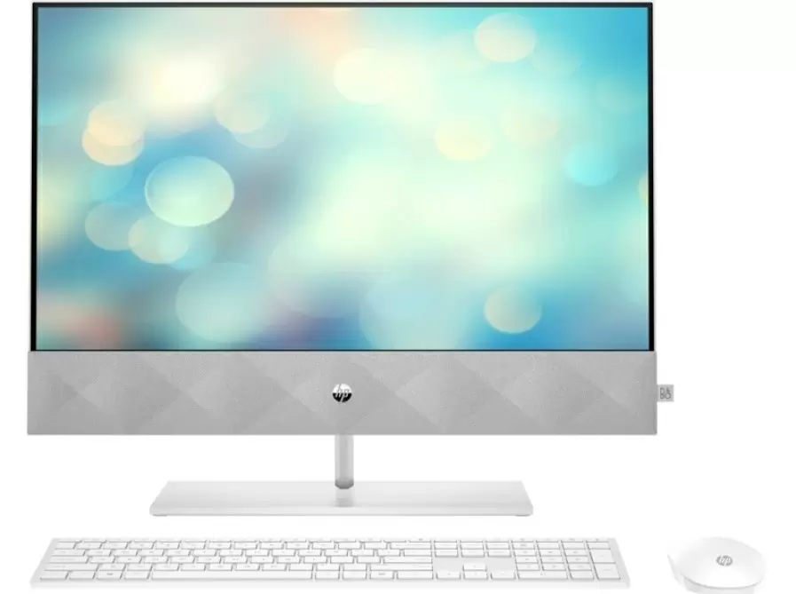 Моноблок HP Pavilion 27-ca0020ur (27"/QHD/Ryzen 5 5500U/8ГБ/512ГБ+1ТБ), белый