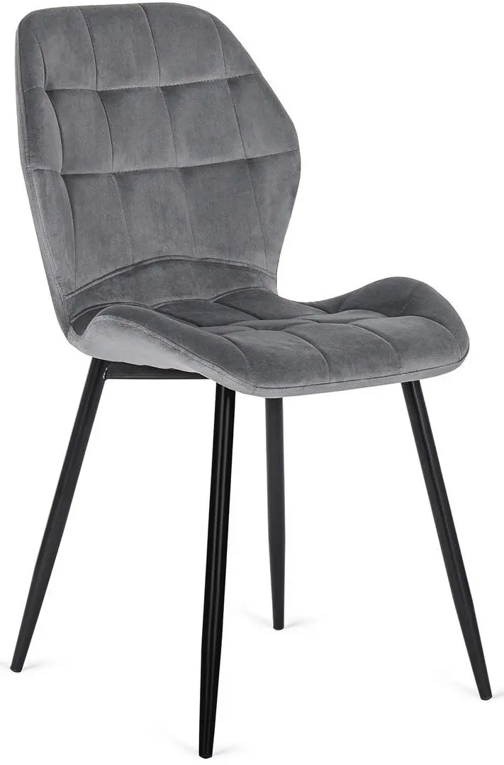 Scaun Mebel Elite Lucky, gri/negru