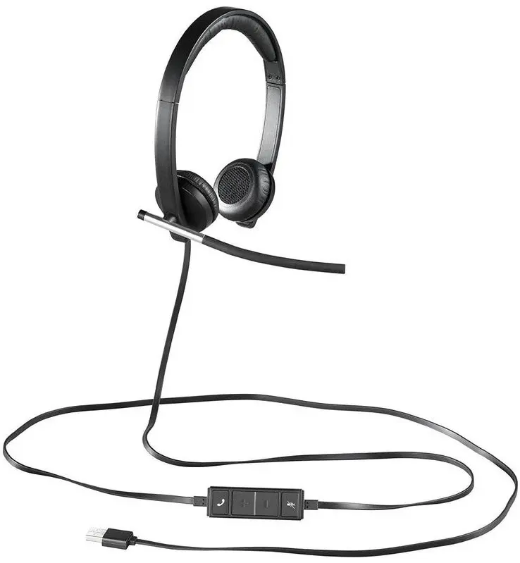 Наушники Logitech USB Headset Stereo H650e, черный