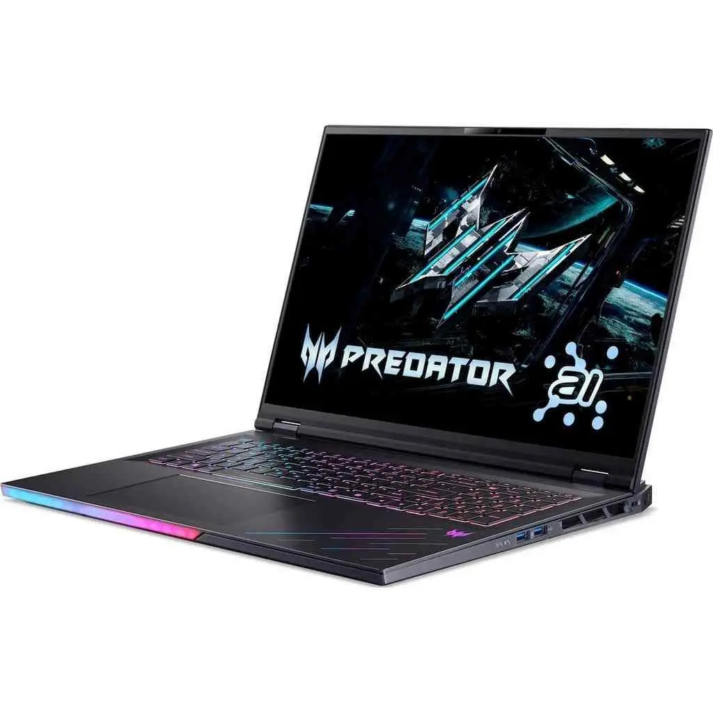 Laptop Acer Predator Helios 18 AI PH18-73 (18.0"/WQXGA/Core Ultra 9 275HX/64GB/2TB/GeForce RTX 5080 16GB), negru pe tehnoparc.md Laptop Acer Predator Helios 18 AI PH18-73 (18.0"/WQXGA/Core Ultra 9 275HX/64GB/2TB/GeForce RTX 5080 16GB), negru