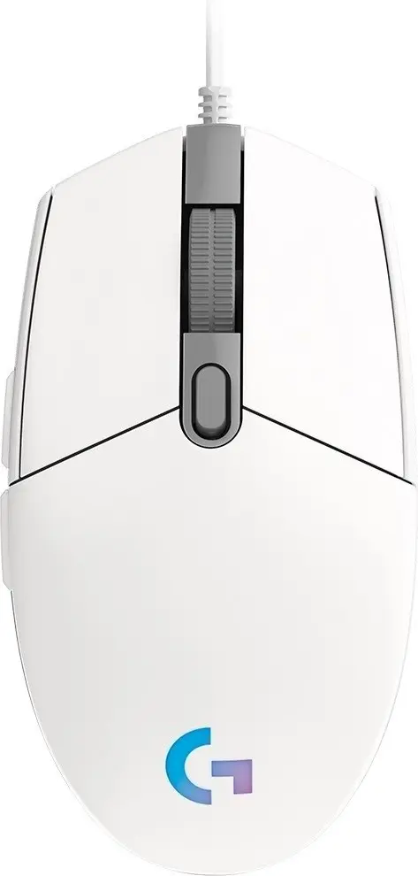 Mouse Logitech G102 Lightsync, alb