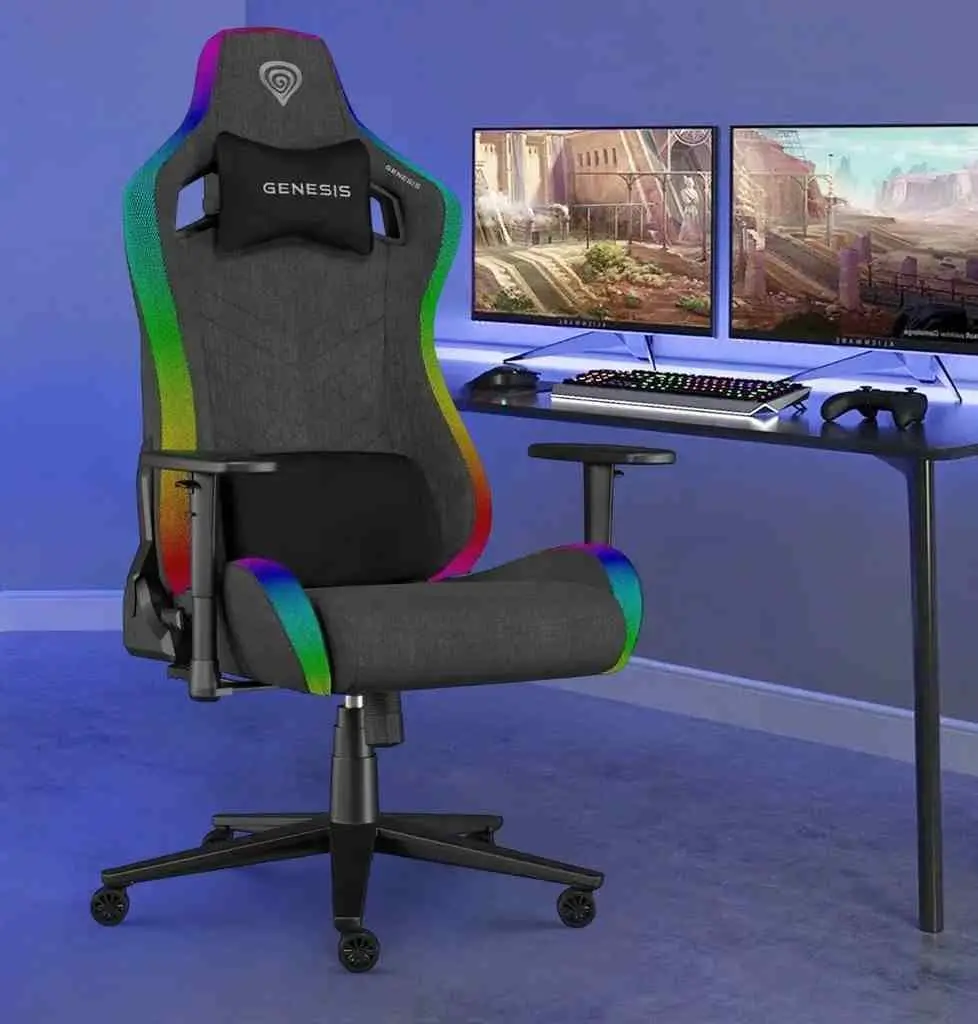 Геймерское кресло Genesis Trit 660 RGB, серый