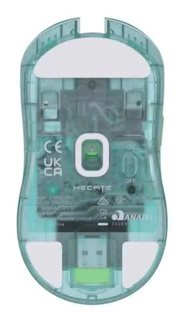 Mouse Edifier G3M PRO, transparent/verde