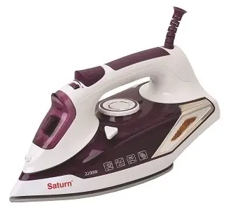 Утюг Saturn ST CC7123, белый/фиолетовый