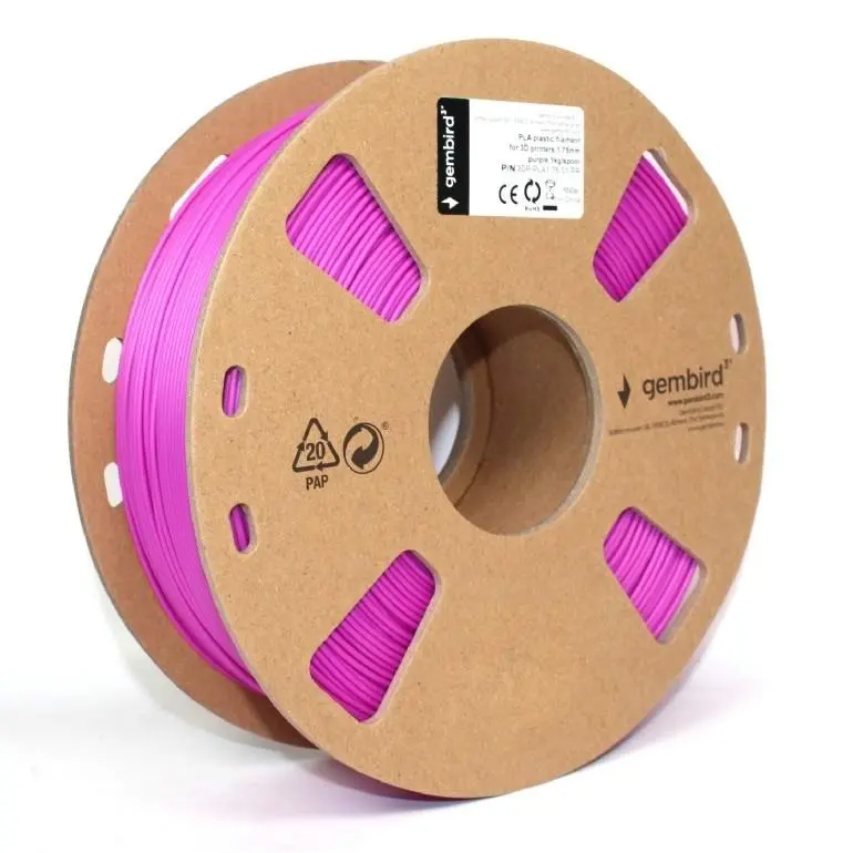 Filament pentru imprimare 3D Gembird 3DP-PLA1.75-01-PR, roz