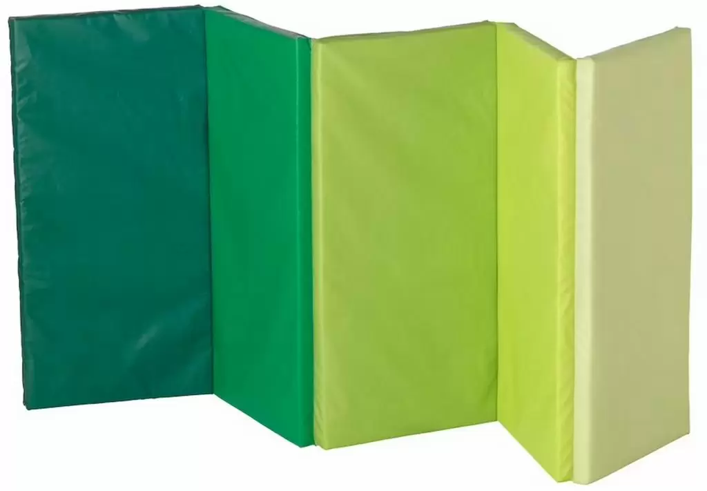 Saltea pliantă pentru gimnastică IKEA Plufsig 78x185cm, verde