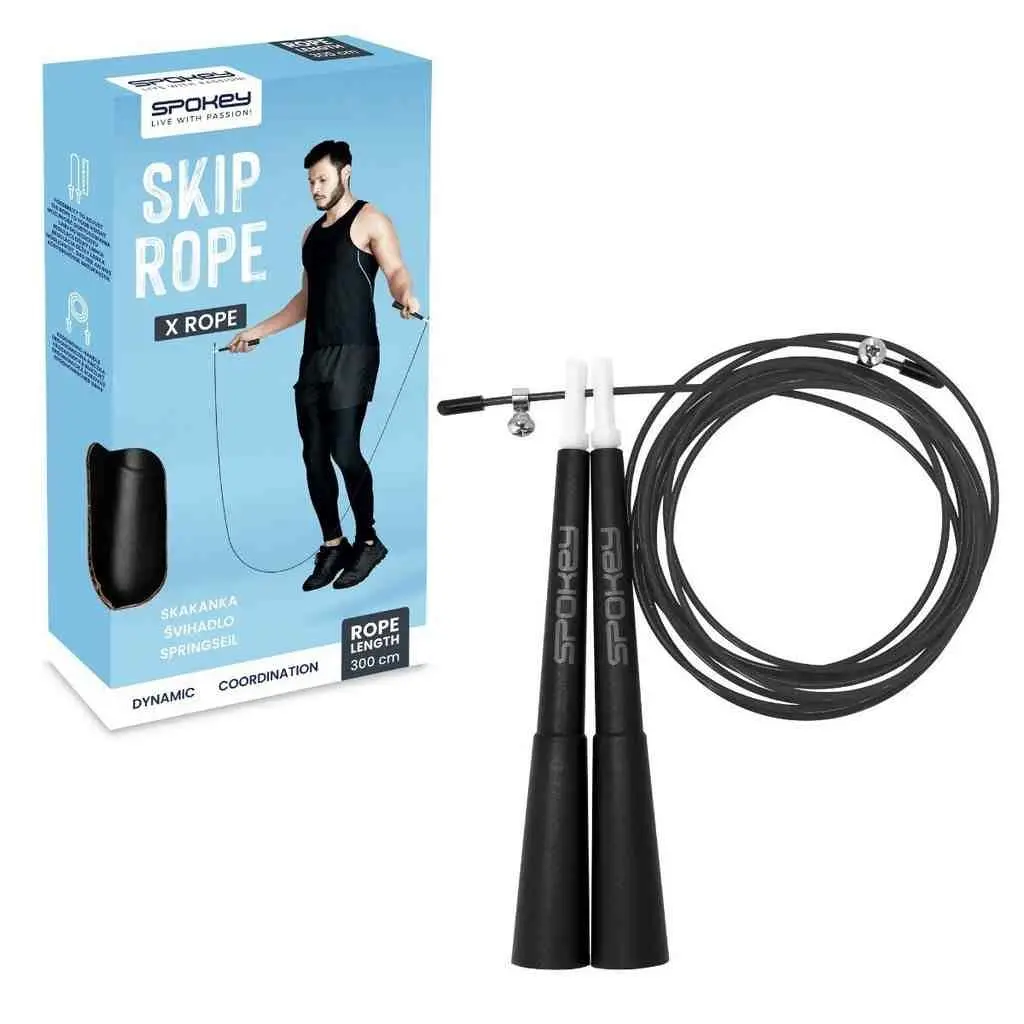 Скакалка Spokey X Rope, черный