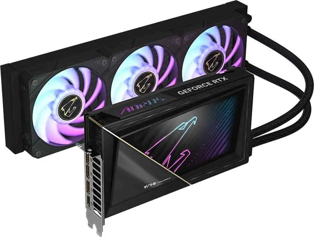 Placă video Gigabyte GeForce RTX5090 32GB GDDR7 Aorus Xtreme Waterforce