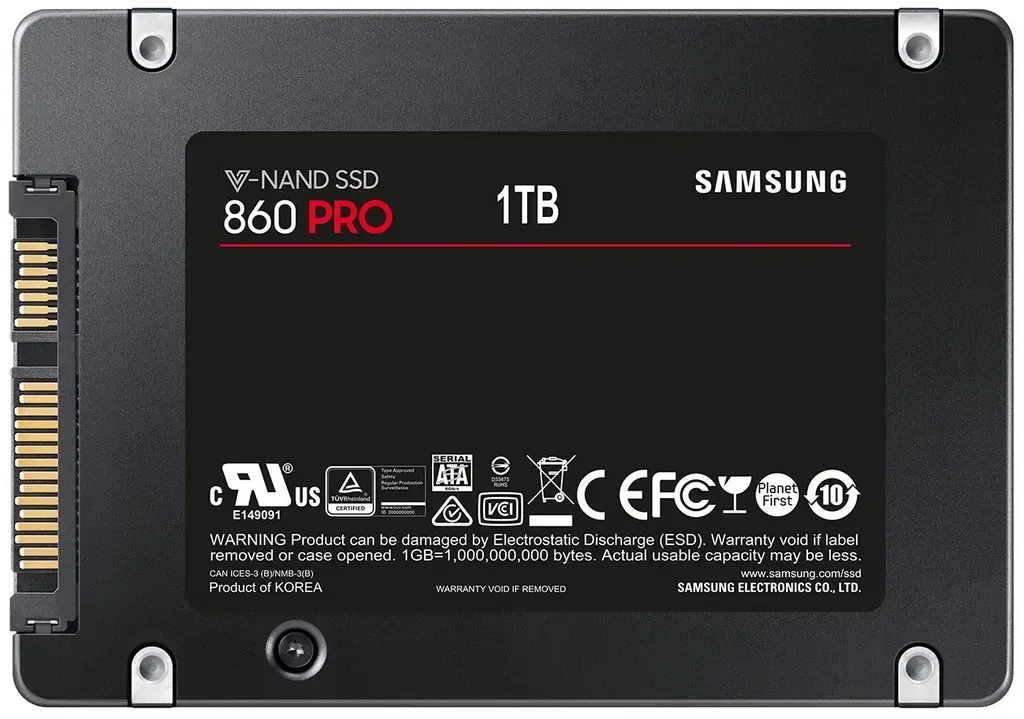 Disc rigid SSD Samsung 860 PRO 2.5" SATA, 1.02TB