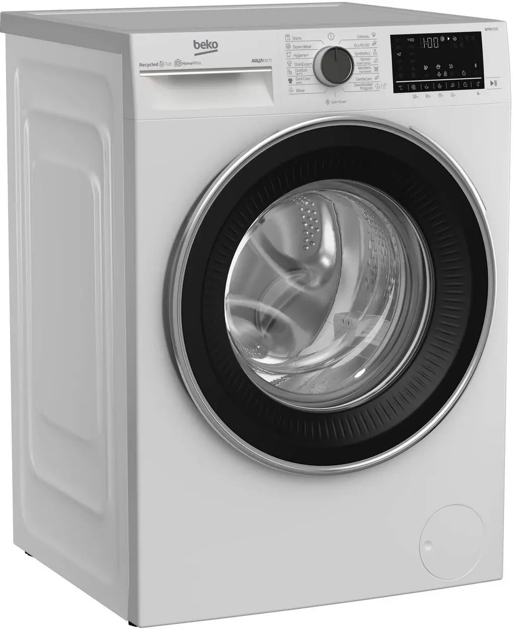 Maşină de spălat rufe Beko B5WFU78418WB, alb