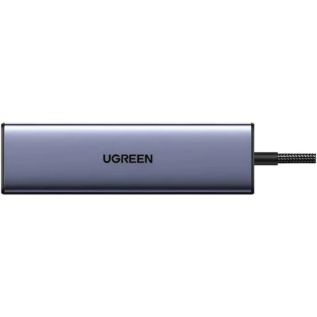 Разветвитель Ugreen 5in1 Type-C, серый на tehnoparc.md Разветвитель Ugreen 5in1 Type-C, серый