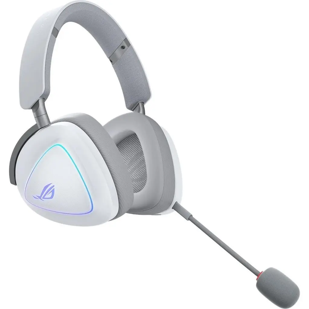 Căşti Asus ROG Delta II White, alb
