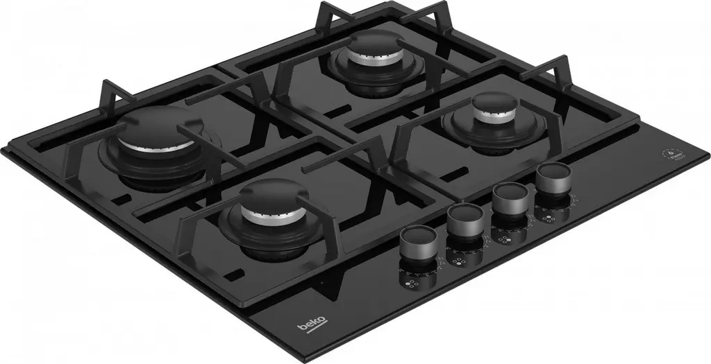 Газовая панель Beko HILG64325SDX, черный