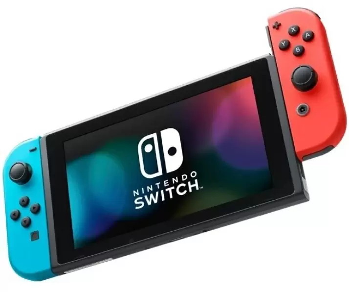 Consolă de jocuri Nintendo Switch V2, roșu/albastru