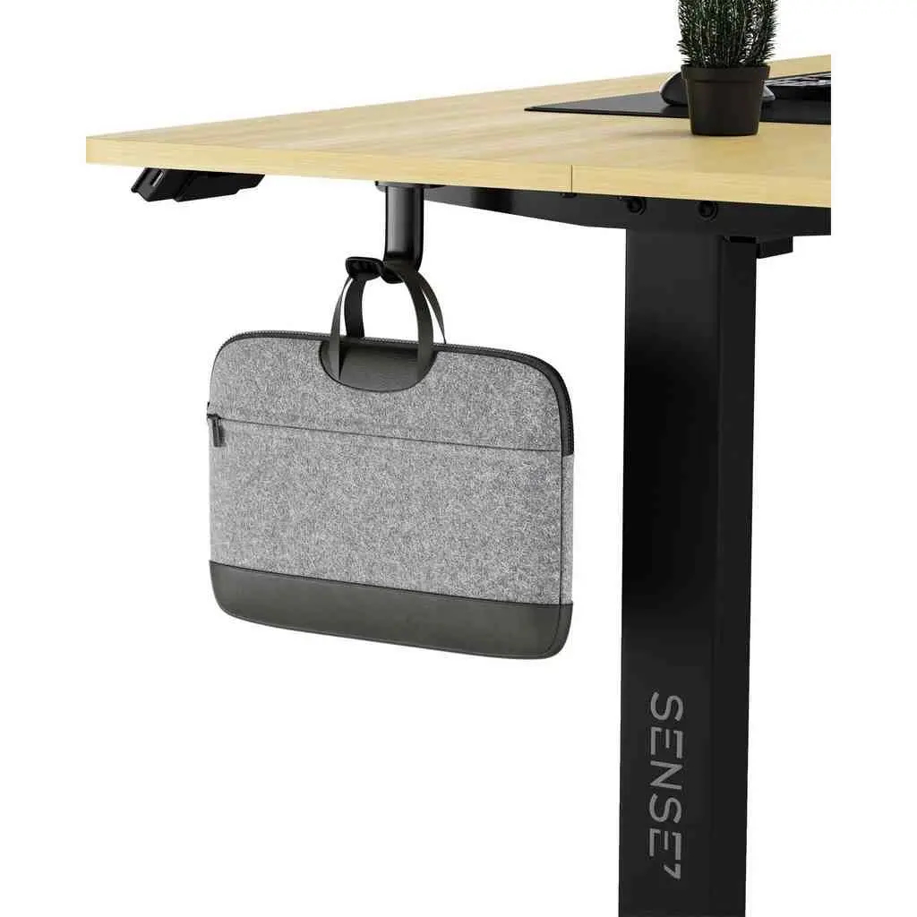 Masă de birou SENSE7 Nojo 140x70, pin negru