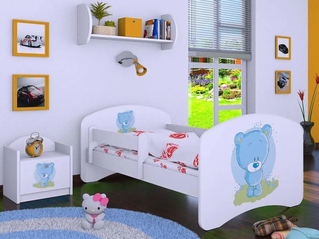 Тумба прикроватная Happy Babies Happy SZN02 Bear, белый