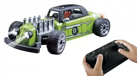 Set jucării Playmobil RC Roadster, verde