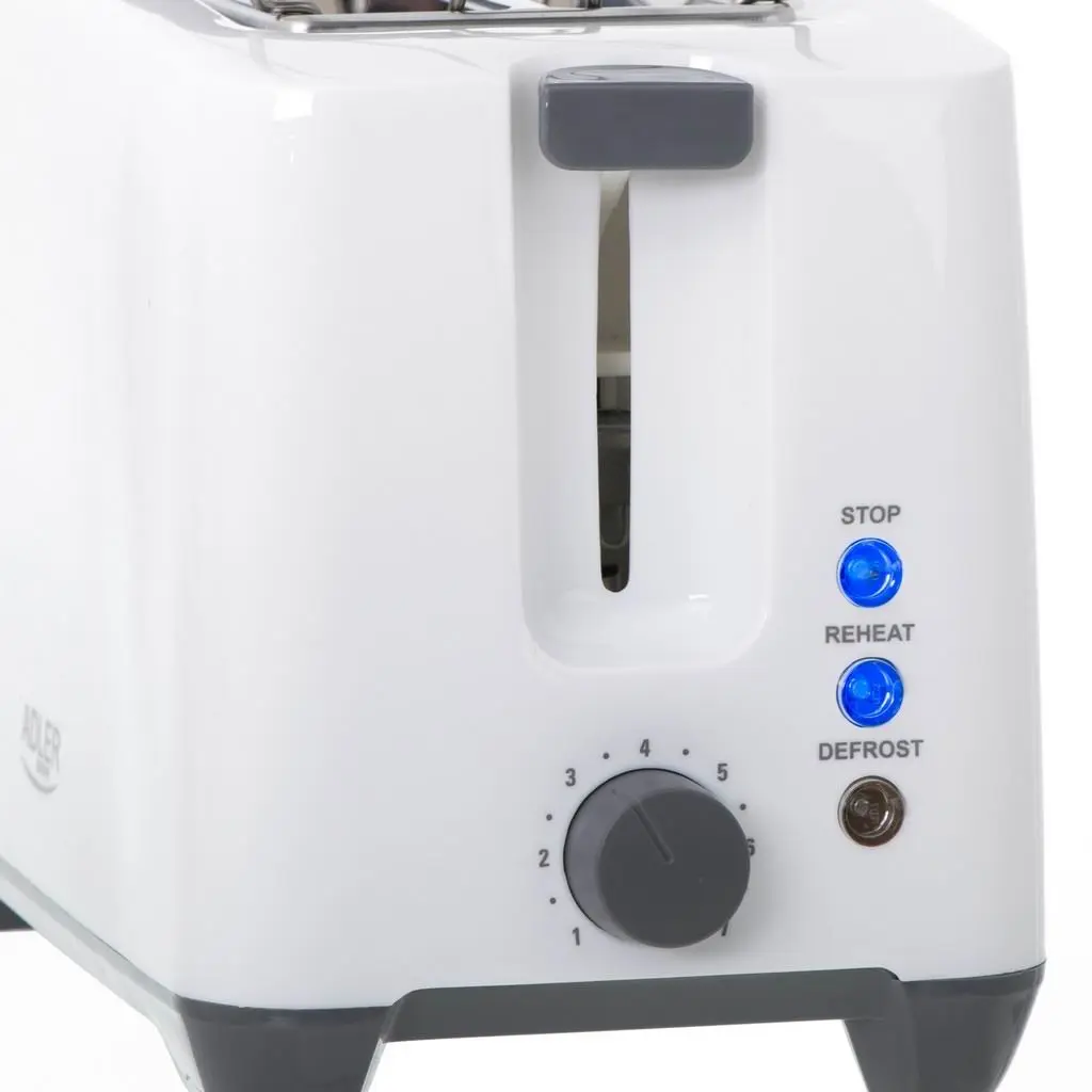 Prăjitor de pâine Adler AD-3216, alb