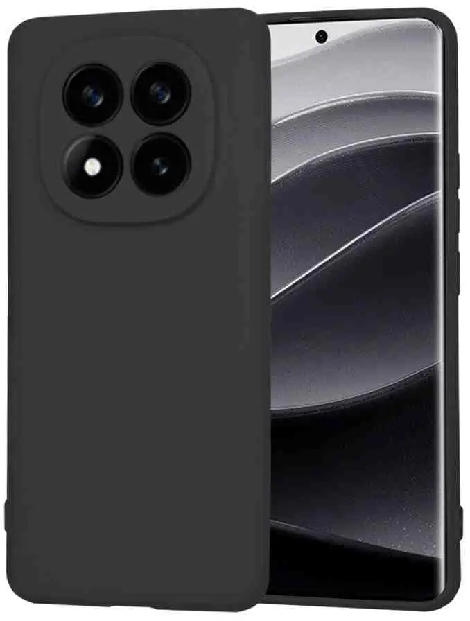 Husă de protecție WOO Liquid Silicone Xiaomi Redmi Note 14 Pro Plus 5G (WOOLSCXRN14PPBK), negru