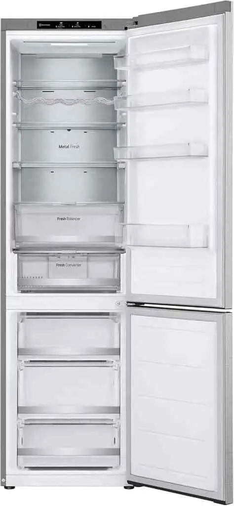 Холодильник LG GBV7280AMB, серебристый