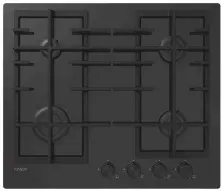 Plită incorporabilă cu gaz Candy CVFG6PB, negru