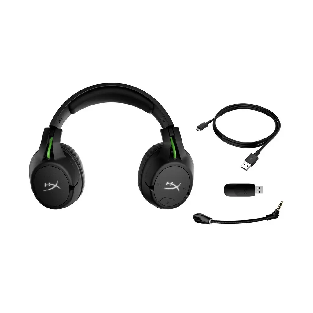 Наушники HyperX CloudX Flight for Xbox One, черный/зеленый